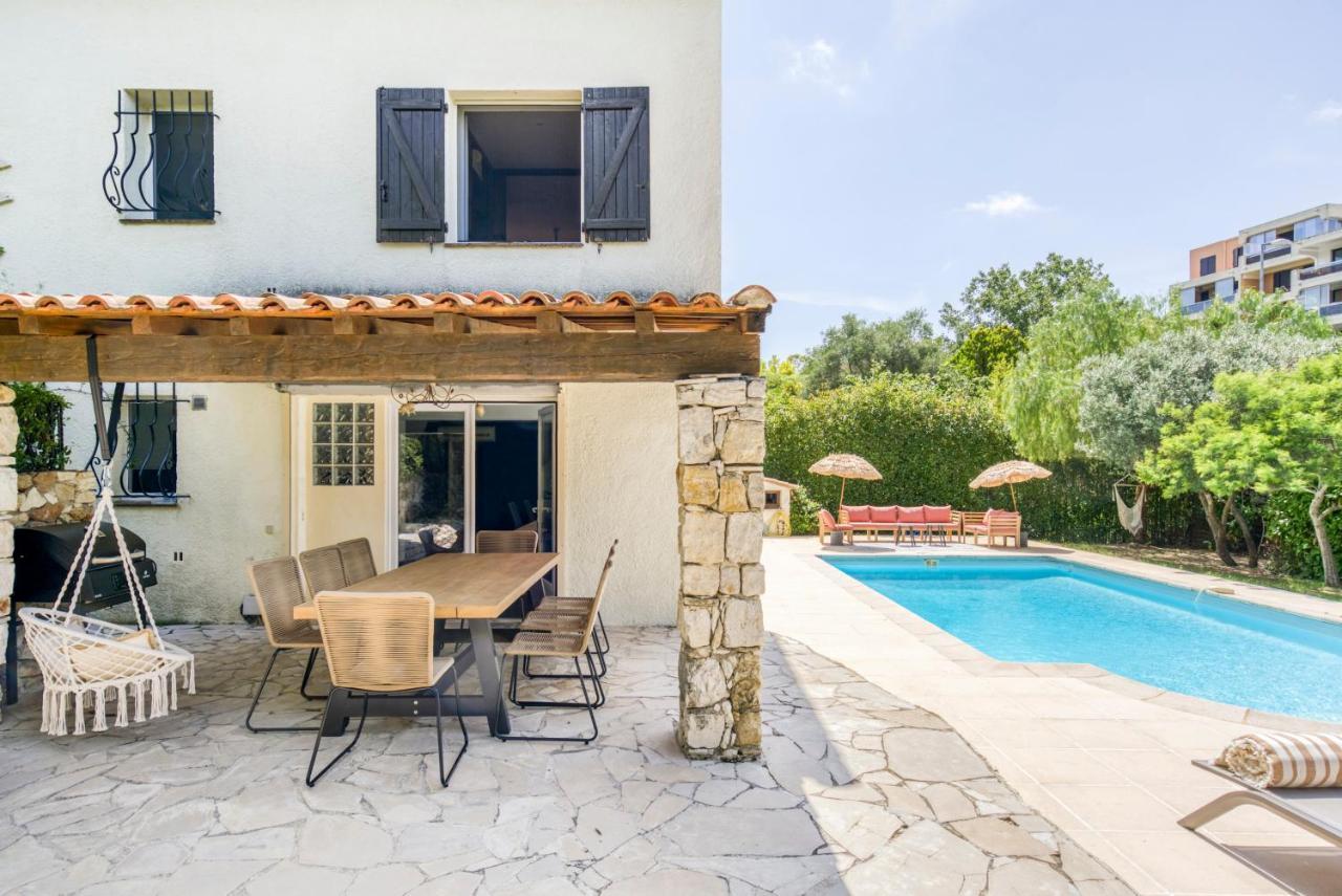 Belle Villa De Charme Avec Piscine Antibes Kültér fotó