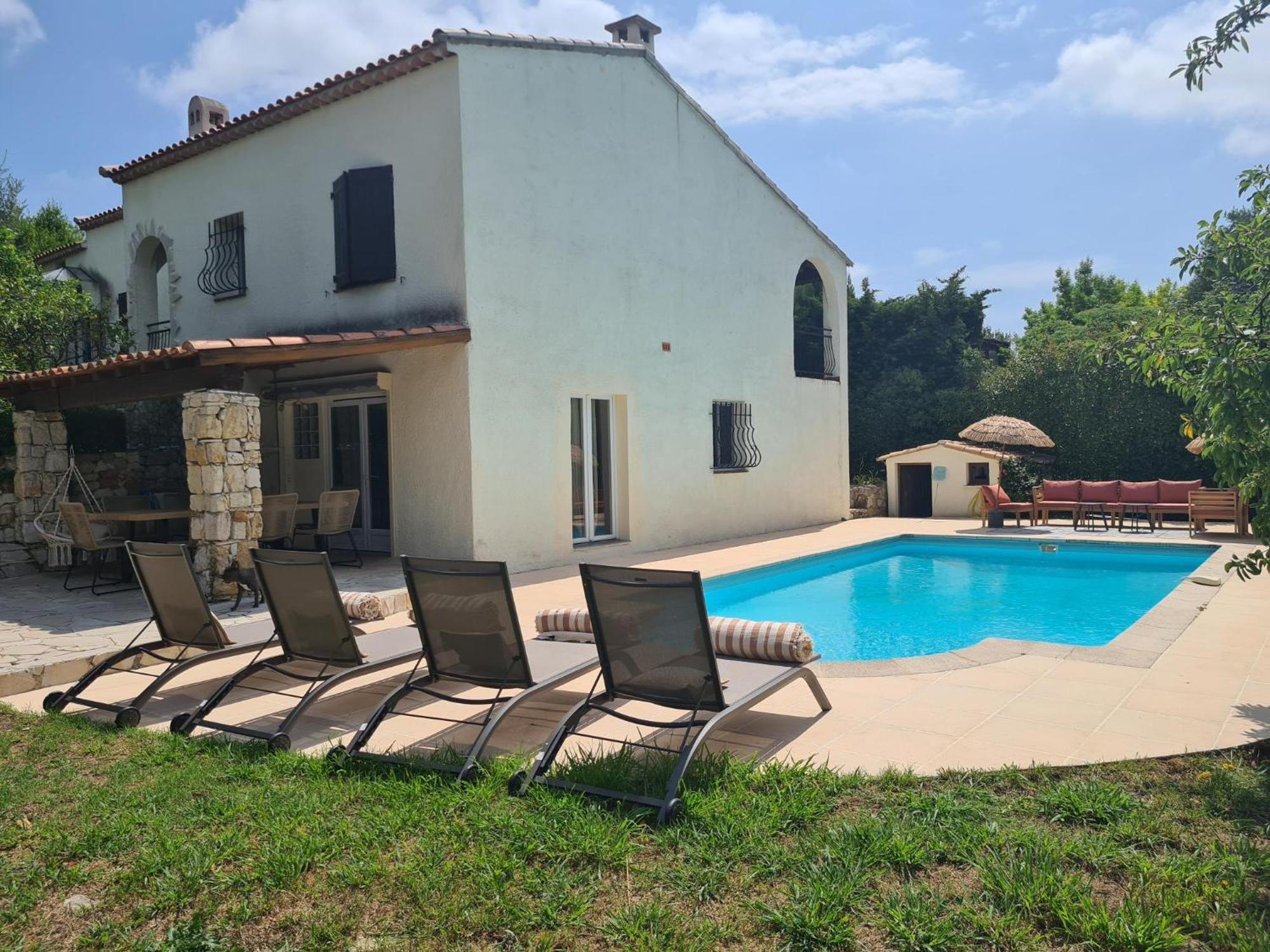 Belle Villa De Charme Avec Piscine Antibes Kültér fotó